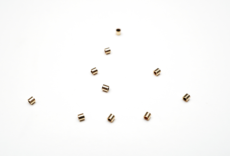 Klämtub gf 1X1 mm 10st/fp Pris/fp 925-silver