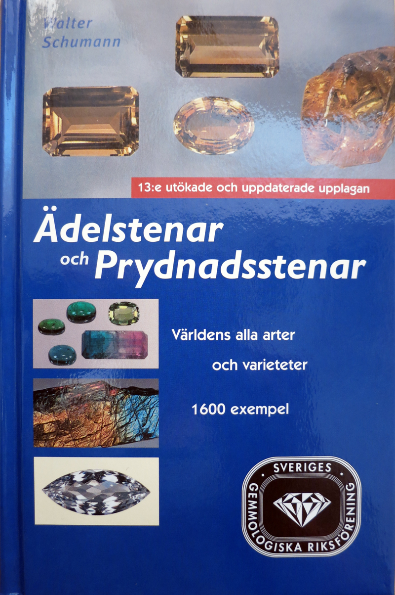 Bok, Ädelstenar och Prydnadsstenar, Walter Schumann, 13 upplagan, svenska
