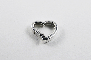 Clasp small heart sterling silver