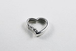 Clasp small heart sterling silver