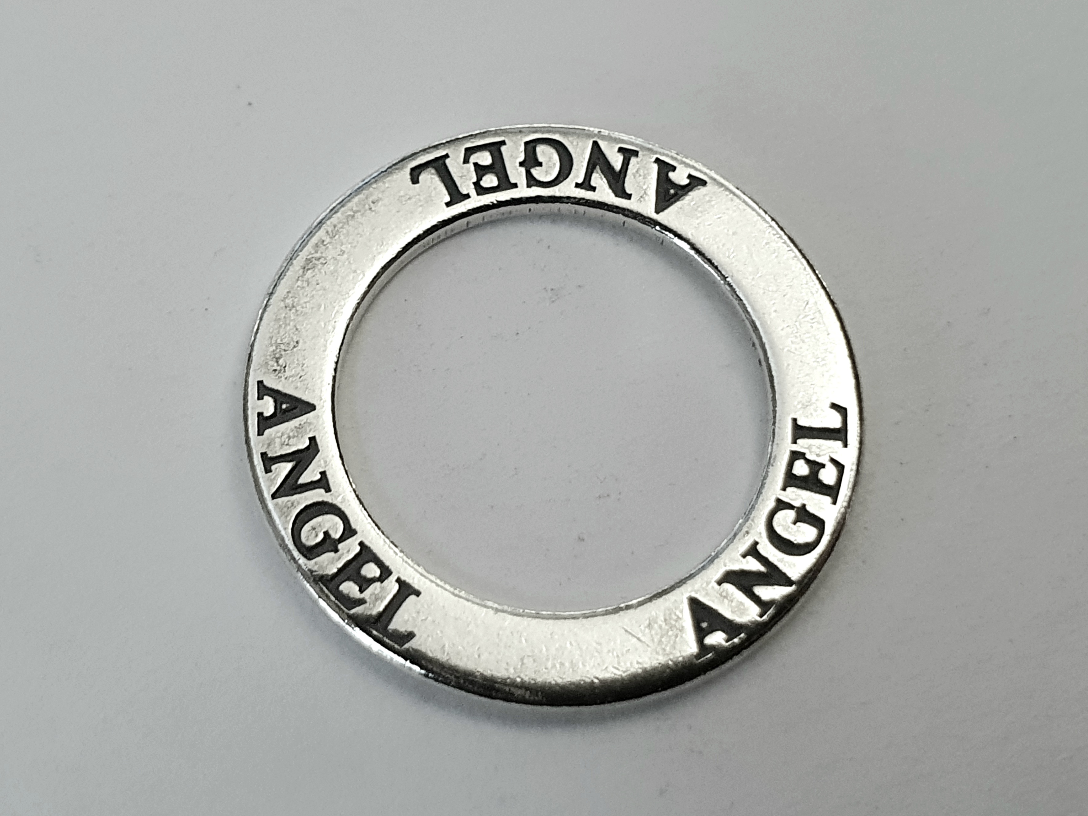 Angel, amulet ring 925-silver