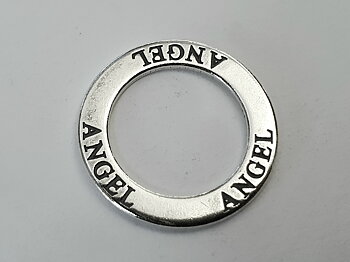 Angel, amulet ring 925-silver