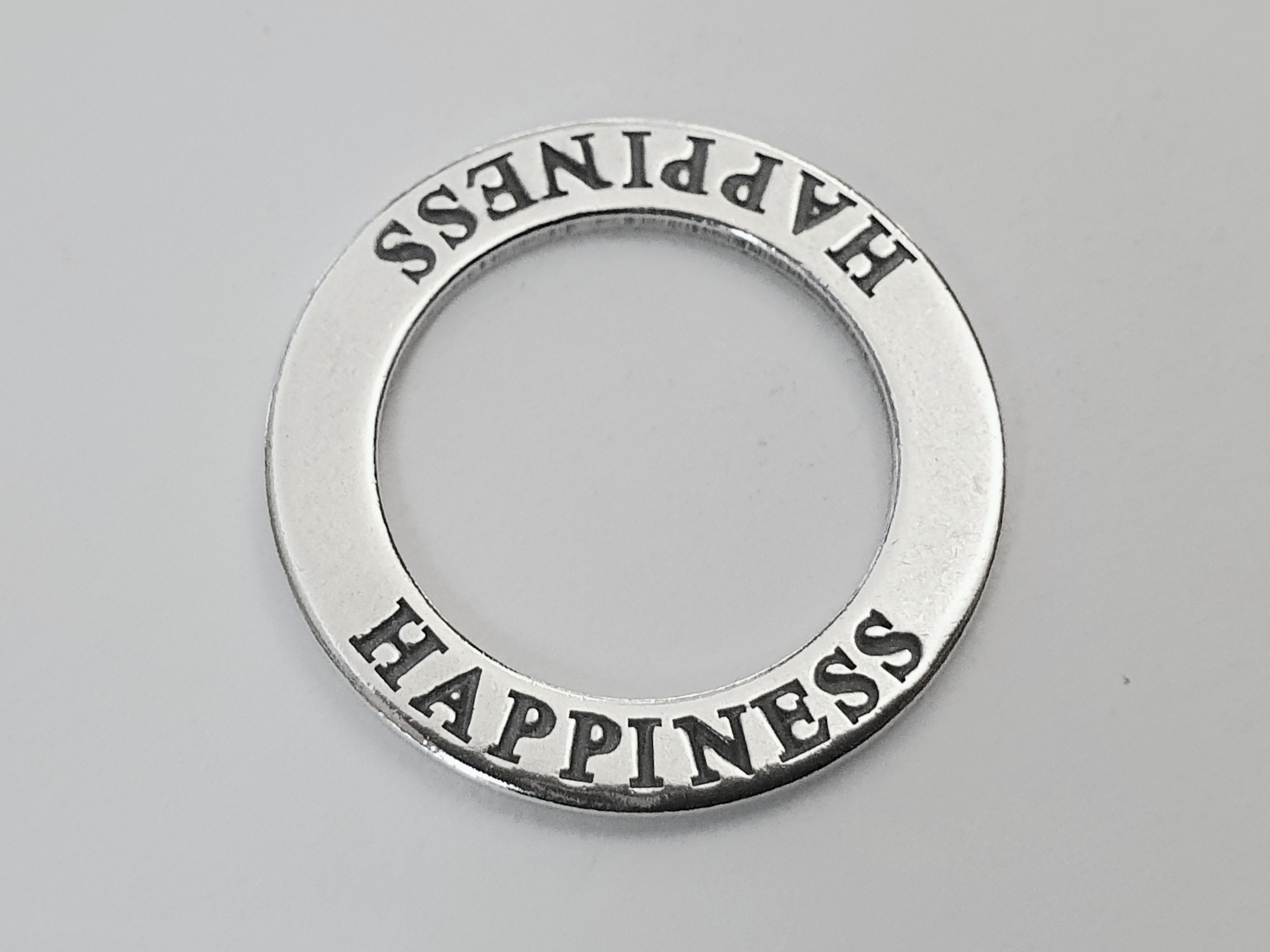 Happiness, amulettring 925-silver 