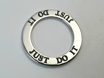 Just do it, amulet ring 925-silver