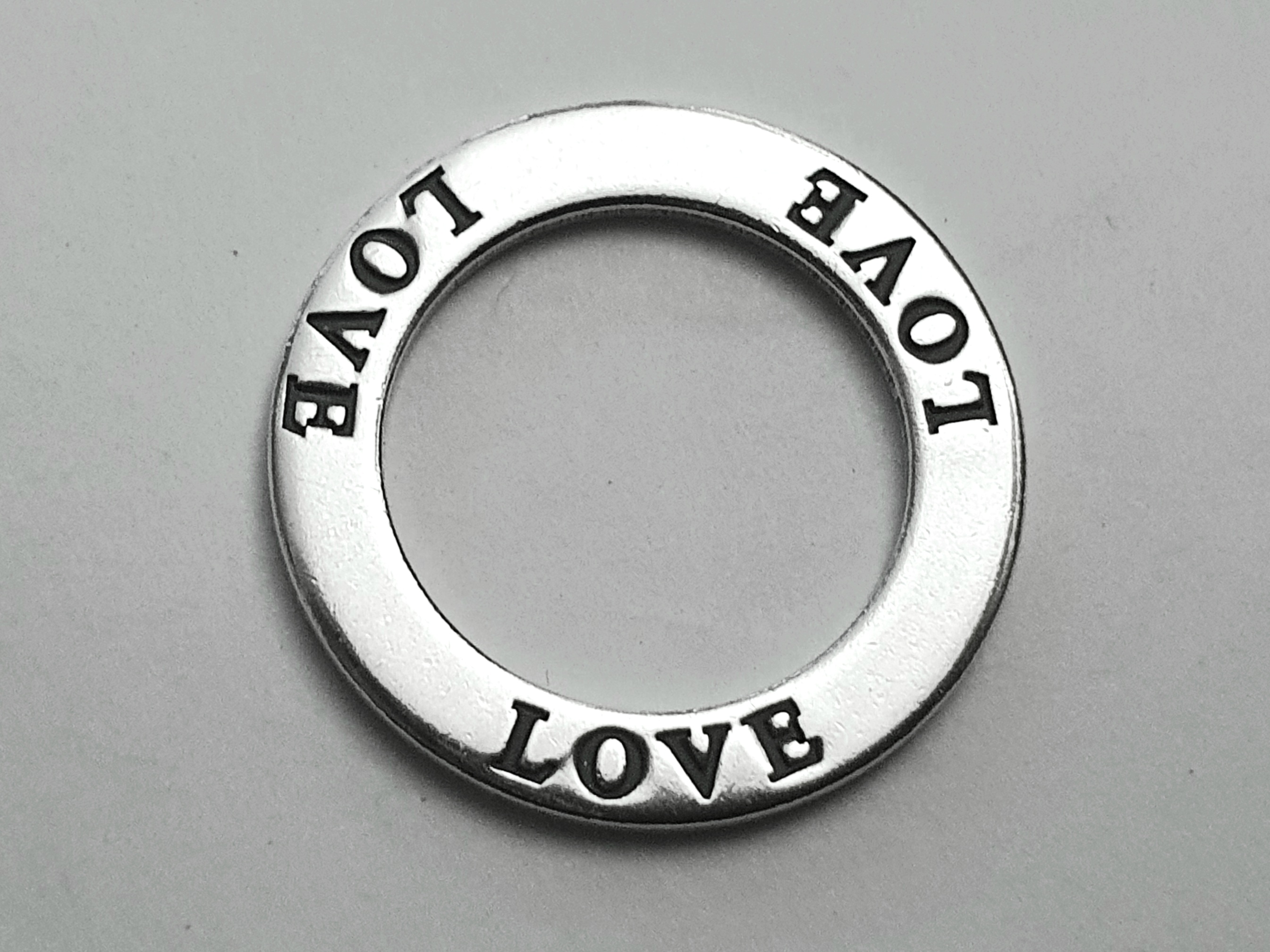 Love, amulet ring, 925-silver