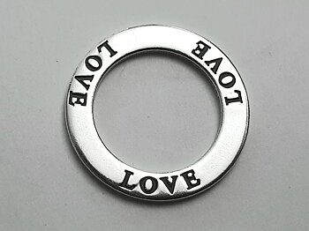 Love, amulet ring, 925-silver