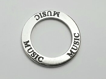 Music, amulet ring 925-silver