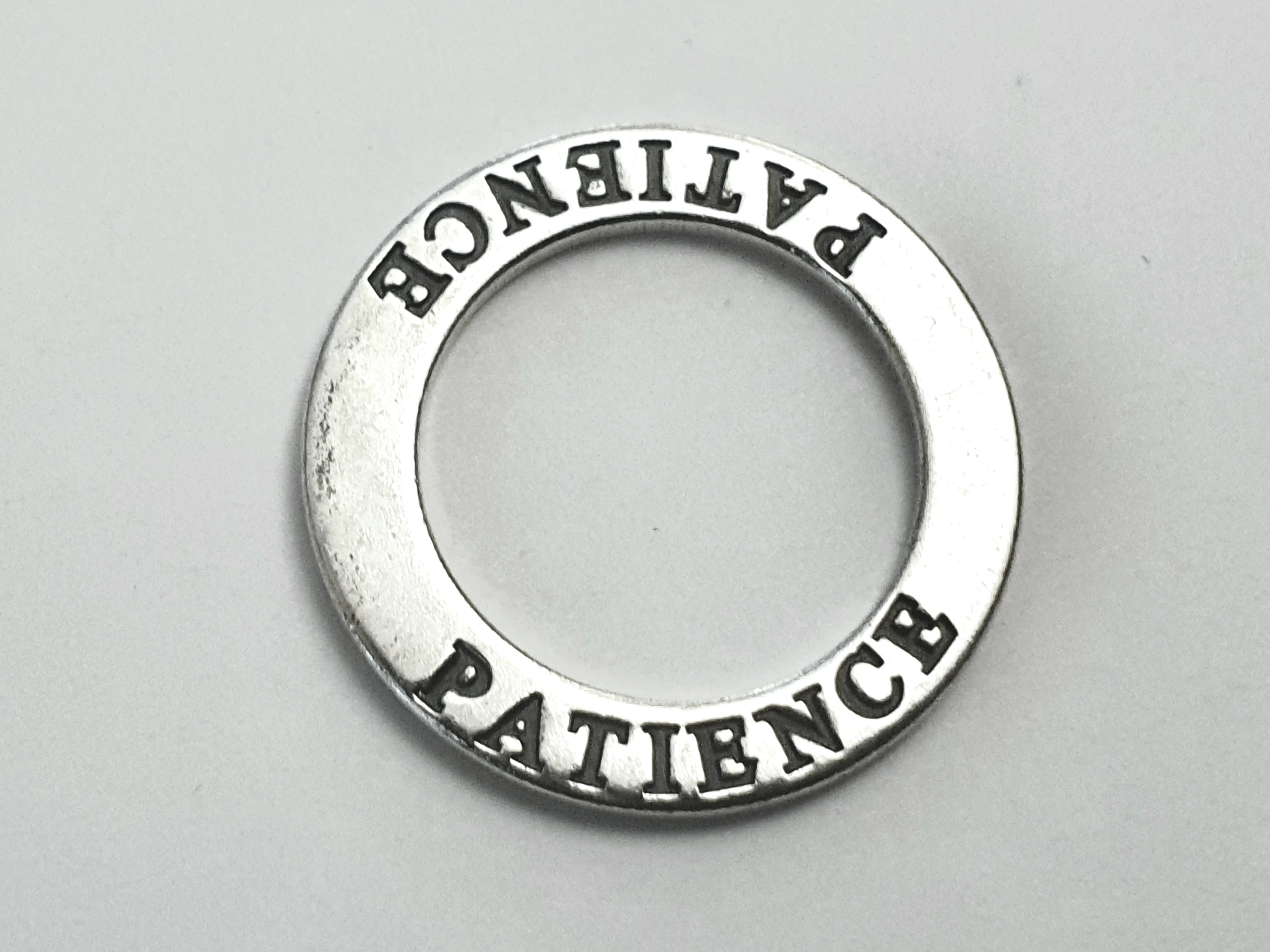 Patience, amulet ring 925-silver