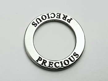 Precious, amulet ring 925-silver