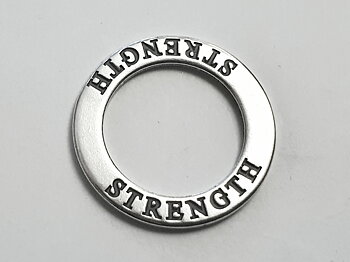 Strength, amulet ring, 925 silver