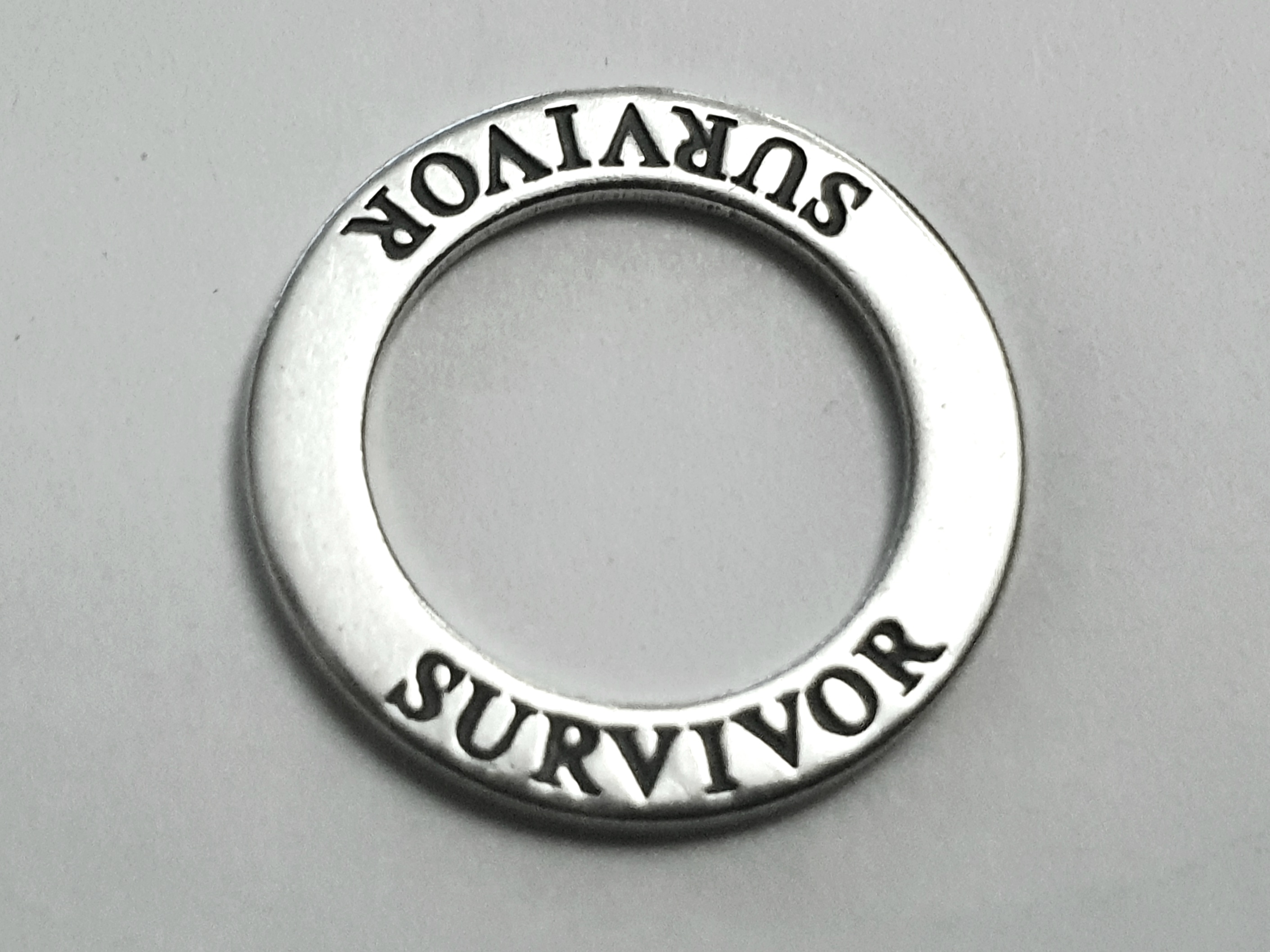 Survivor, amulet ring, 925 silver