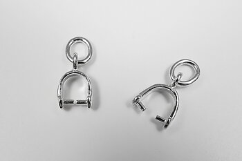 Klämhake small 6mm 925-silver styck