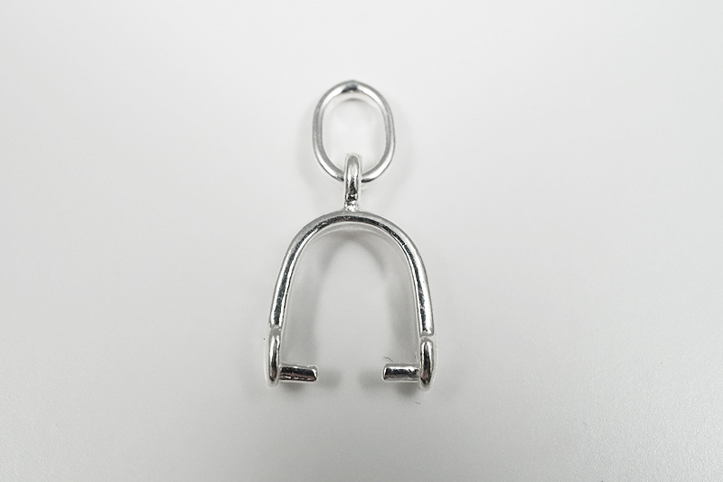 Clamp hook medium 10mm 925-silver each