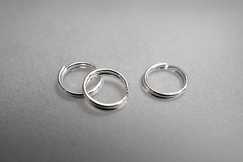 Splitring ca. 7x1,40mm ( ca. 0,6mm)50st/fp Pris/fp 925-silver