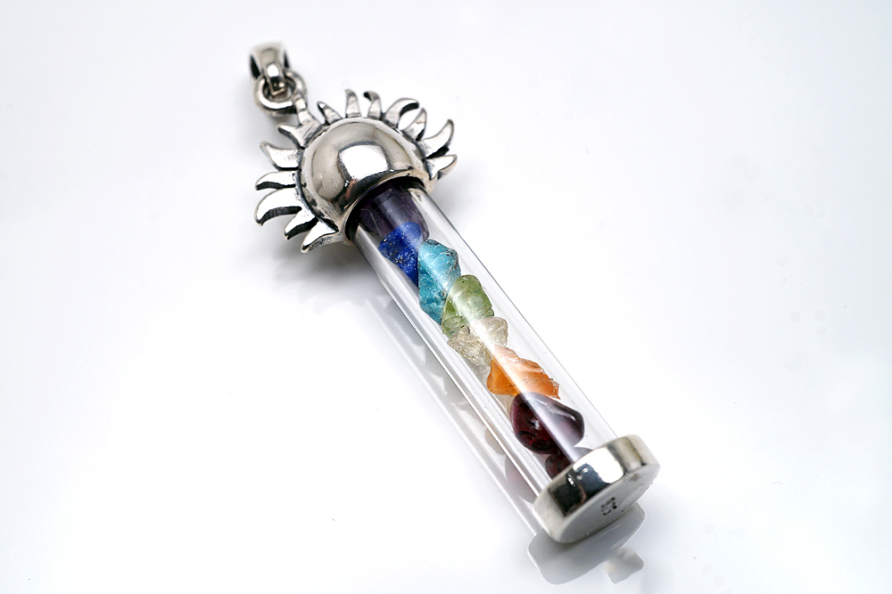 Hängen i sten och silver 925-silver