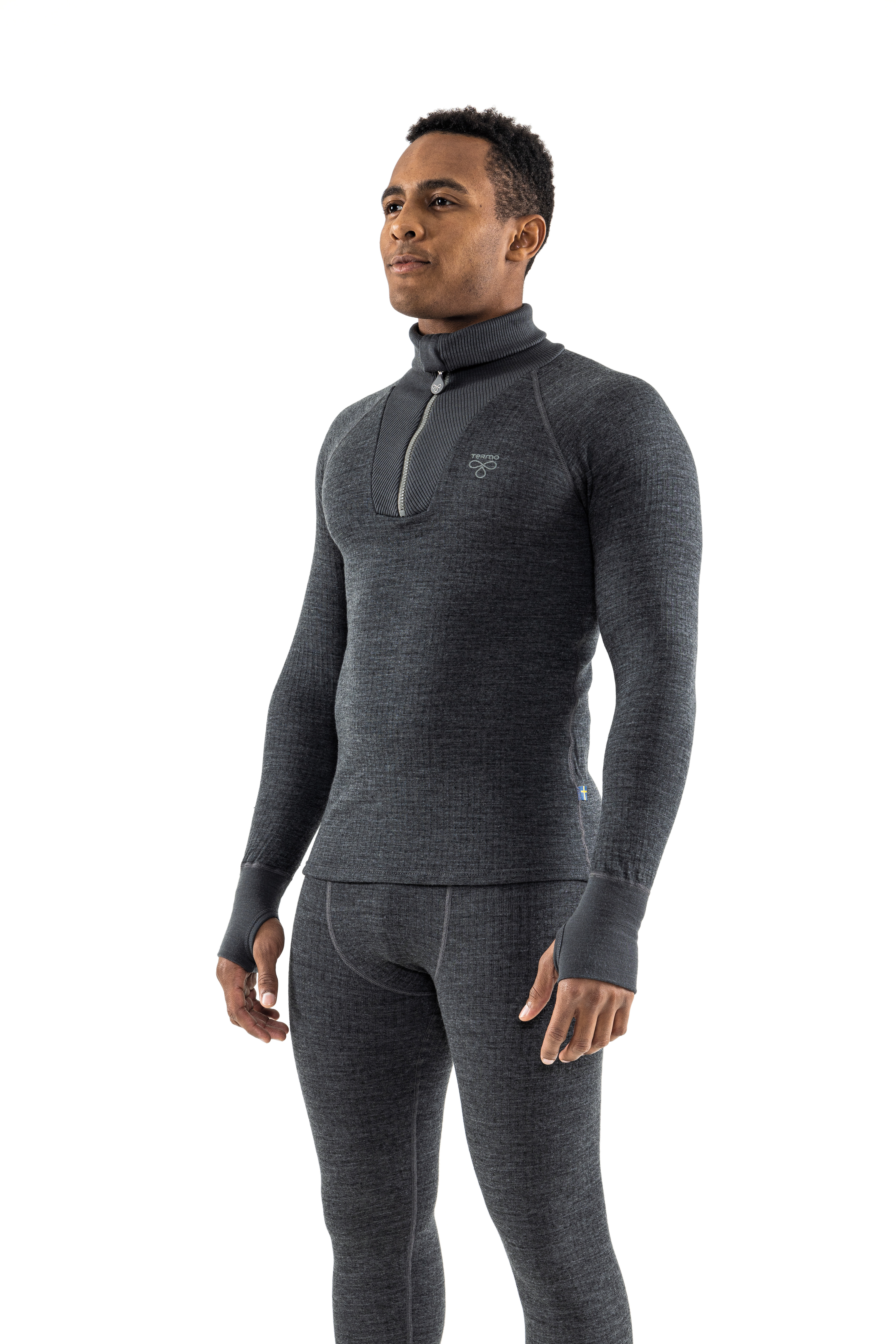 Termo Wool Original Roll Neck with zip Herr