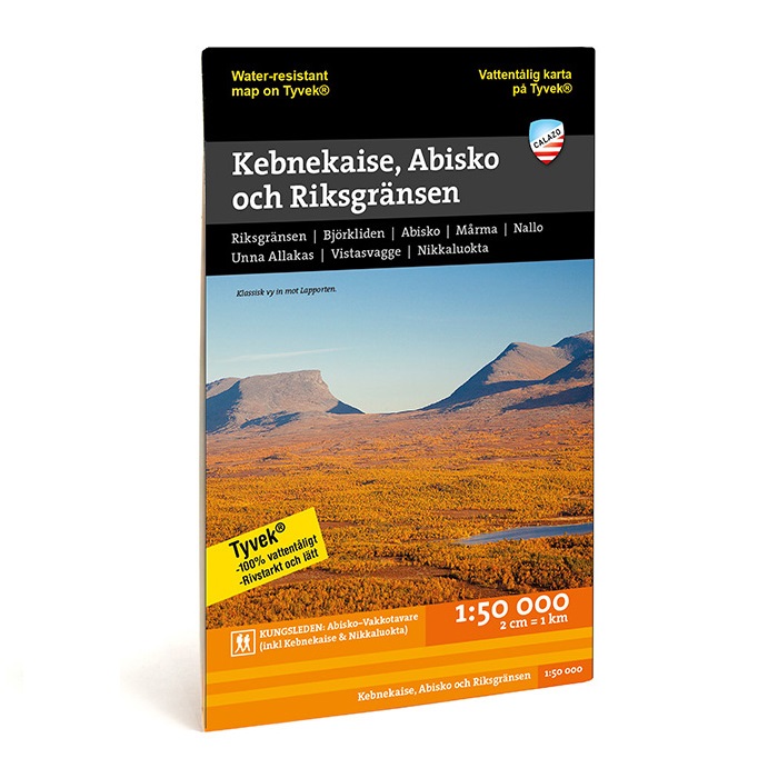 Calazo Kebnekaise, Abisko & Riksgränsen 1:50 000