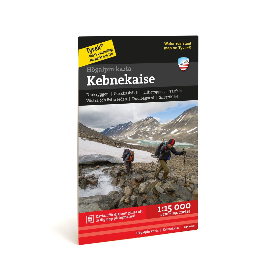 Calazo Högalpin Karta - Kebnekaise 1:15 000
