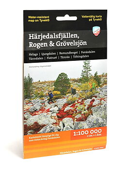 Calazo Härjedalsfjällen, Rogen, Grövelsjön 1:100 000