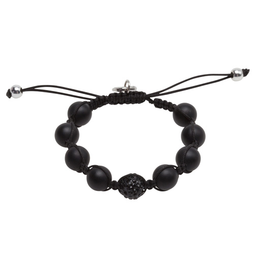 Pearls for Girls armband, shamballa-stil