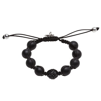 Pearls for Girls armband, shamballa-stil