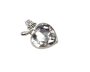 Pearls for Girls. Berlock glashjärta
