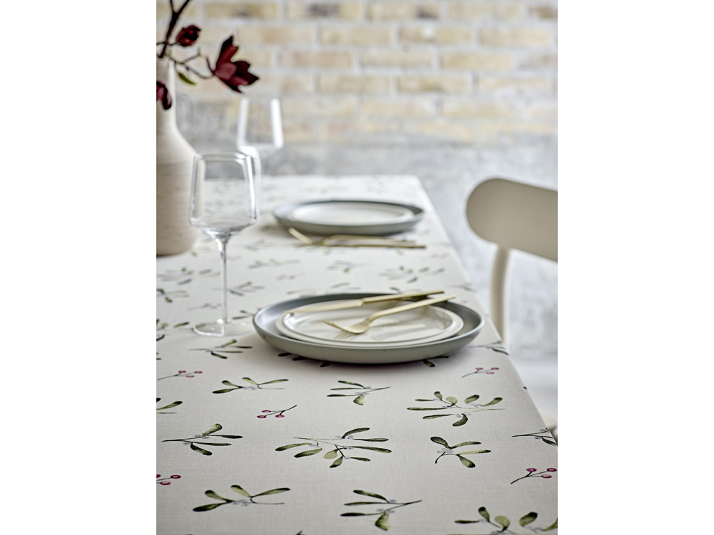 Södahl Mistletoe Julbordsduk 140 x 350 cm Nature/beige - 4