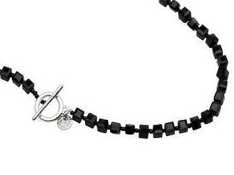 Pearls for Girls halsband svart, längd 85 cm
