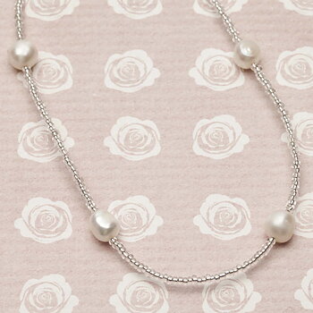 Pearls for Girls. Halsband med pärlor, längd 45 cm