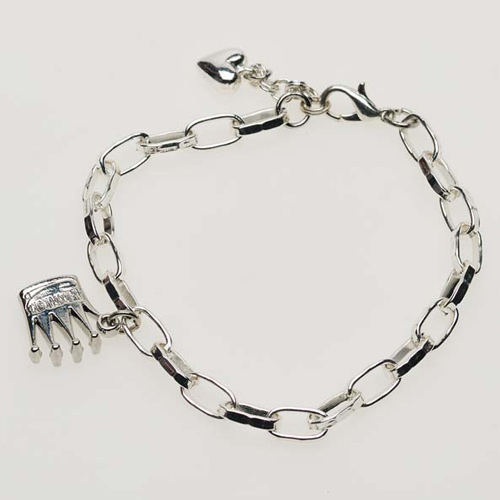Pearls for Girls. Silverpläterat armband