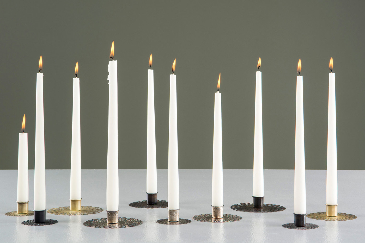 Ljusstake Doris - mässing