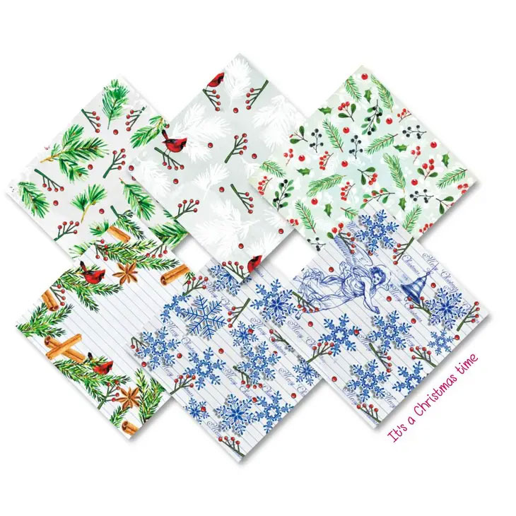 Pappersark set - It´s a Christmas time