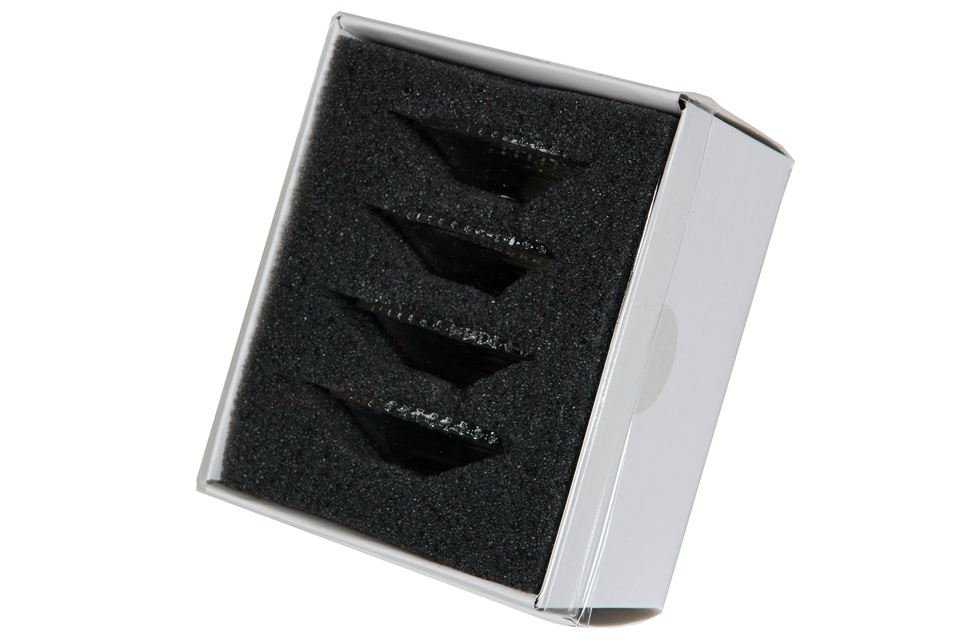Ljusmanschett i glas - uddkant, 4-pack - 3