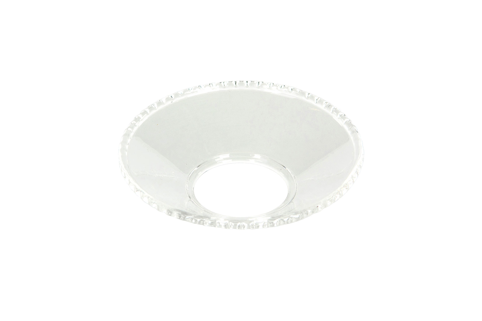 Ljusmanschett i glas - uddkant, 4-pack