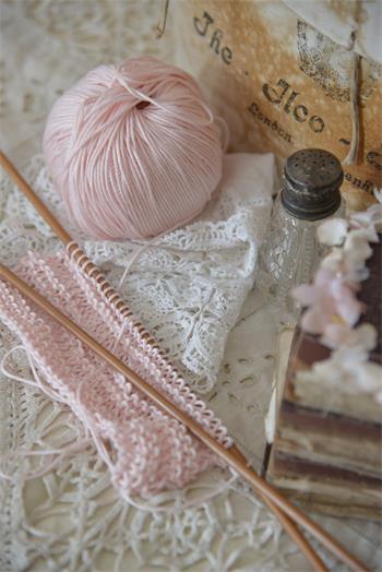 Garn - Soft cotton;  Soft rose - 2