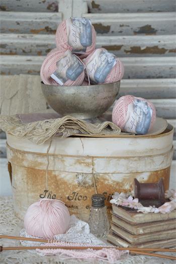 Garn - Soft cotton;  Soft rose - 3