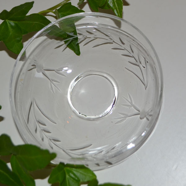 Ljusmanschett i glas - Ax och strå