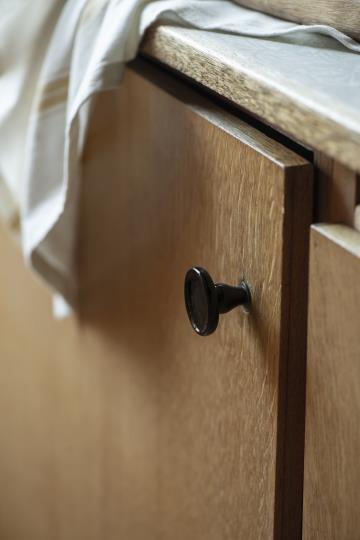 Knopp - svart keramik - 3
