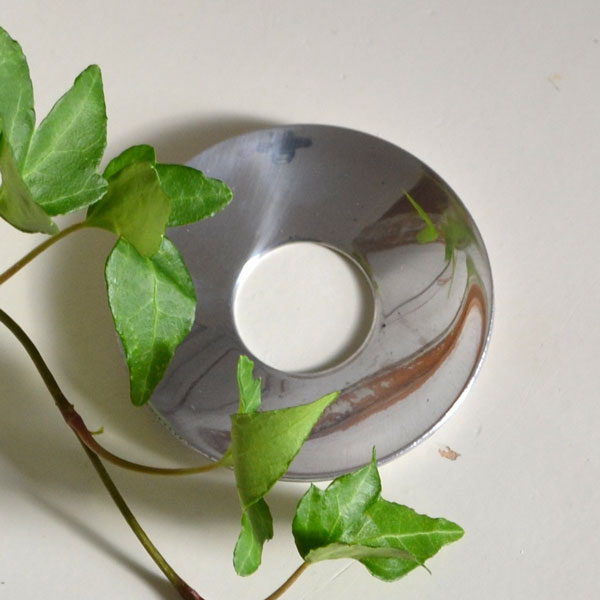 Ljusmanschett - blank aluminium