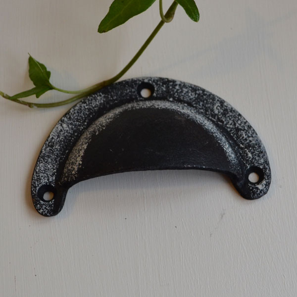Skålhandtag - svart