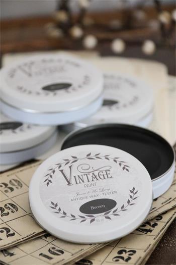 Vintage Wax - Brown, liten burk