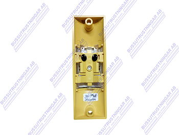 Stannaknapp Gubbe med käpp vägg