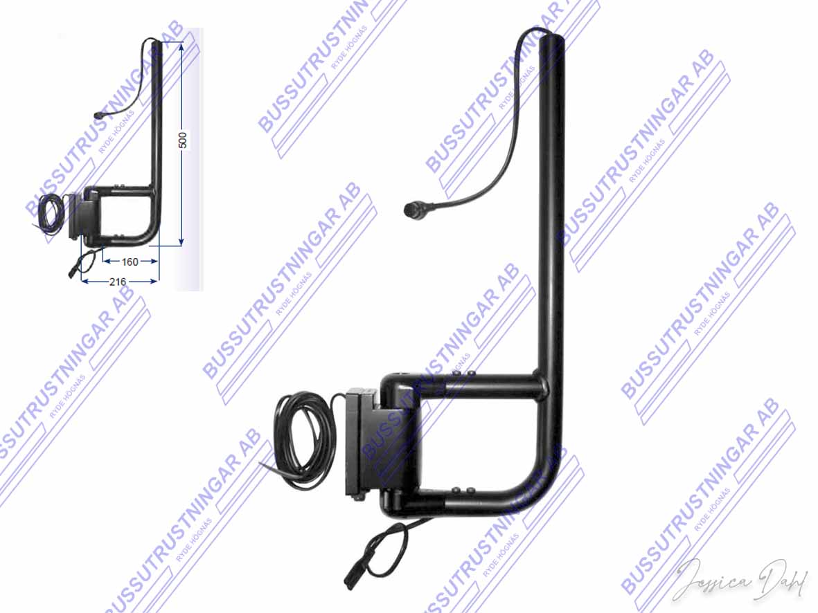 Spegelarm 270 Mekra