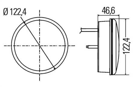 Rund backlykta LED - 3