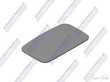 Spegelglas 293x172 mm