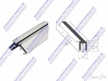 Gångärnaslister POLIALL 24 mm