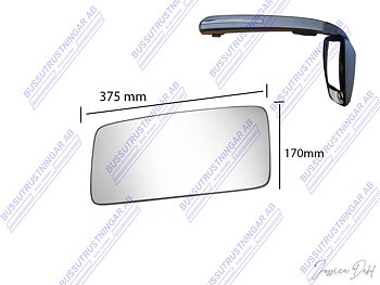 Spegelglas Scania Higer