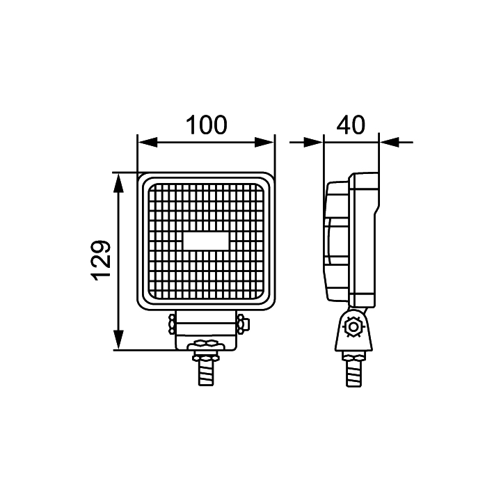 Arbetsbelysning / backljus LED - 2