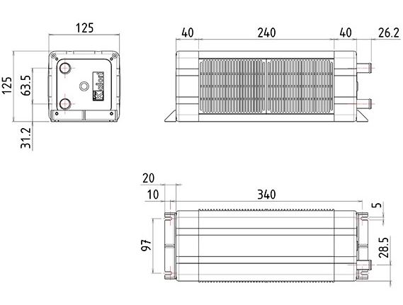 Värmefläkt Kosto 2. 12 Volt - 2