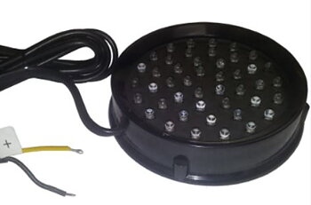 Rund blinklykta LED  GUL